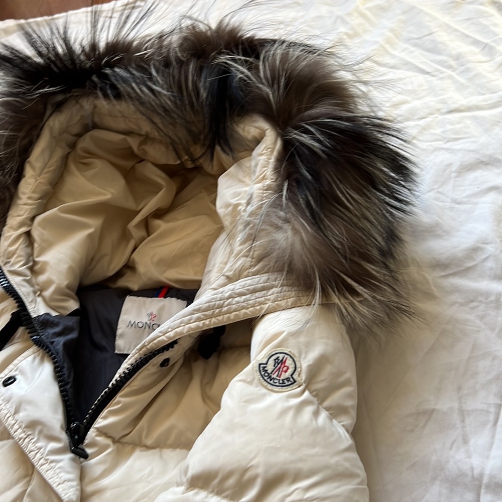 Moncler ski Puffer Jacket with Fur Hood vintage / rare